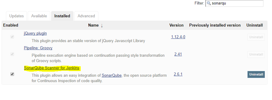 jenkins sonarqube plugin